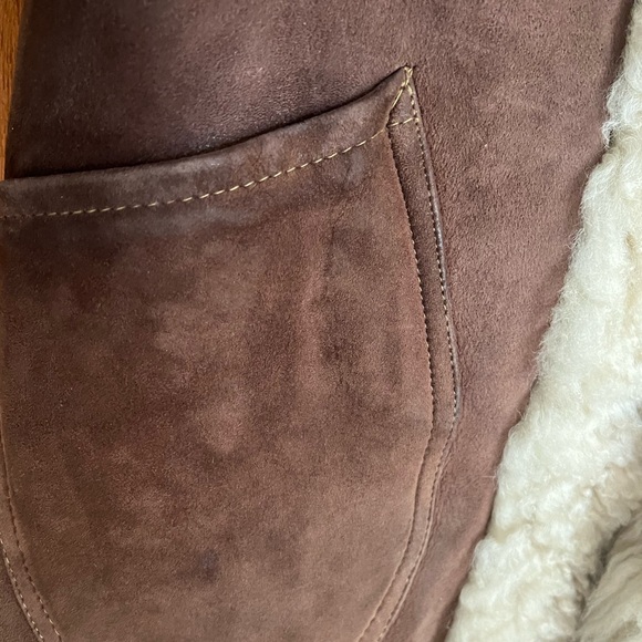 Gorgeous Vintage 70s Afghan Penny Lane Suede and Shearling Sheepskin Coat - Picture 9 of 12